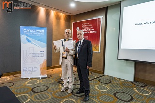 World Nanotechnology Conference 2020-Mohammed Bettahar Felicitated by Stanislaw Dzwigaj