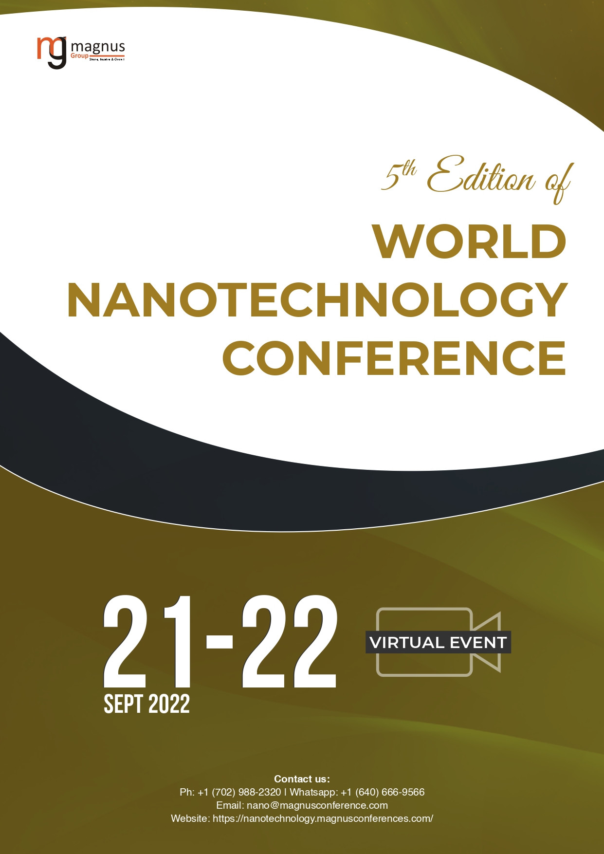 5th Edition of  World Nanotechnology Conference | Online Book